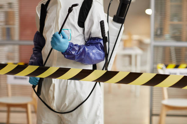 Professional Biohazard Cleanup technician working in Bartlett, TX